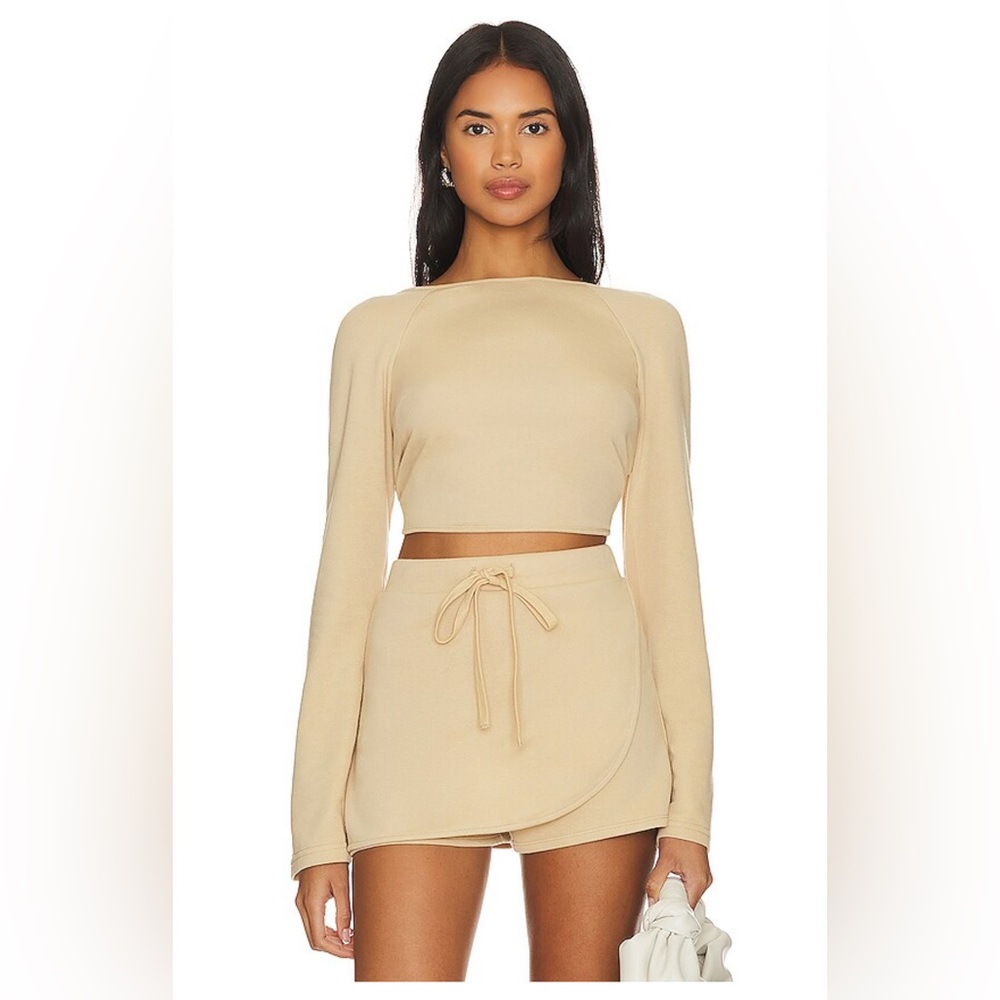 Lovers + Friends Langley Top/Skort Taupe